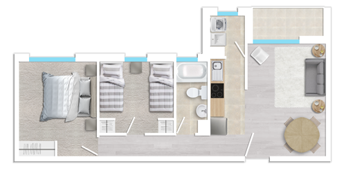 Proyecto habitacional de subsidio Serviu, Condominio Javiera Carrera, Temuco